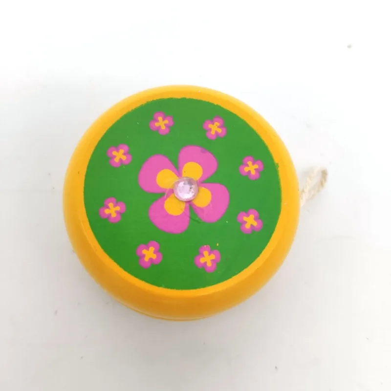 Children Yoyo Ball Cartoon Animal Prints Wooden Yoyo Toys Ladybug Toys Kids Yo-Yo Creative Yo Yo For Children Funny Gift