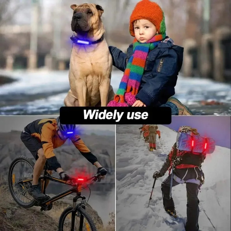 Bicycle Rear Light Waterproof USB Rechargeable LED Safety Warning Lamp Bike Flashing Accessories Night Riding