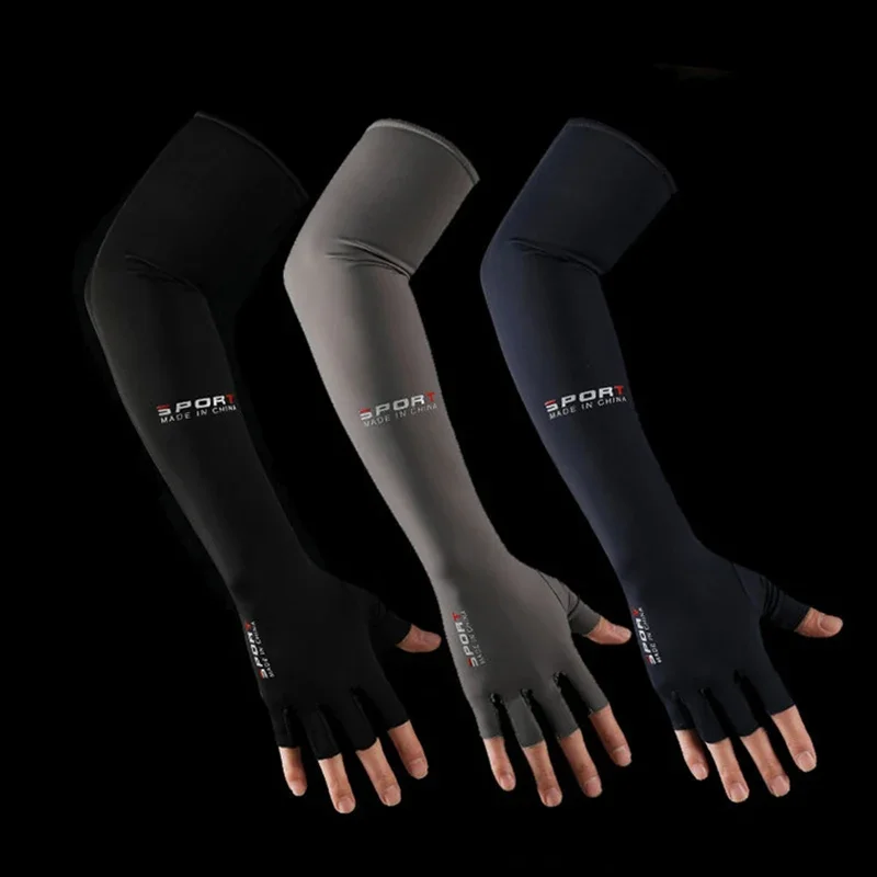 Cooling Arm Sleeves UV Protection Sun Sleeves for Women Men Arm Warmer Cycling Cover for Outdoor Sports Running Tennis Golf