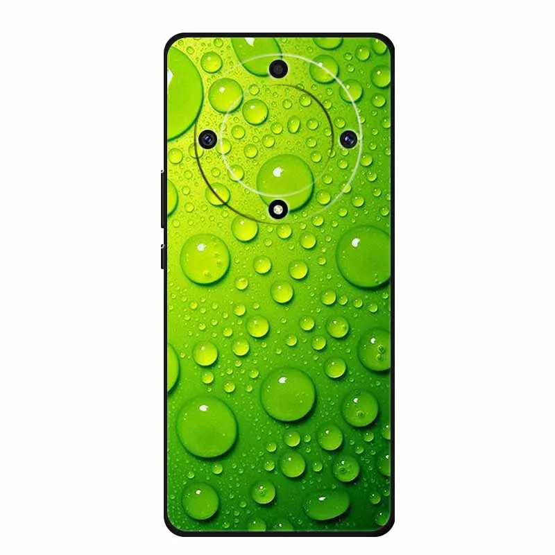 Stylish Painted Soft Silicone Back Cover for Honor X9a – Protective and Popular Coque