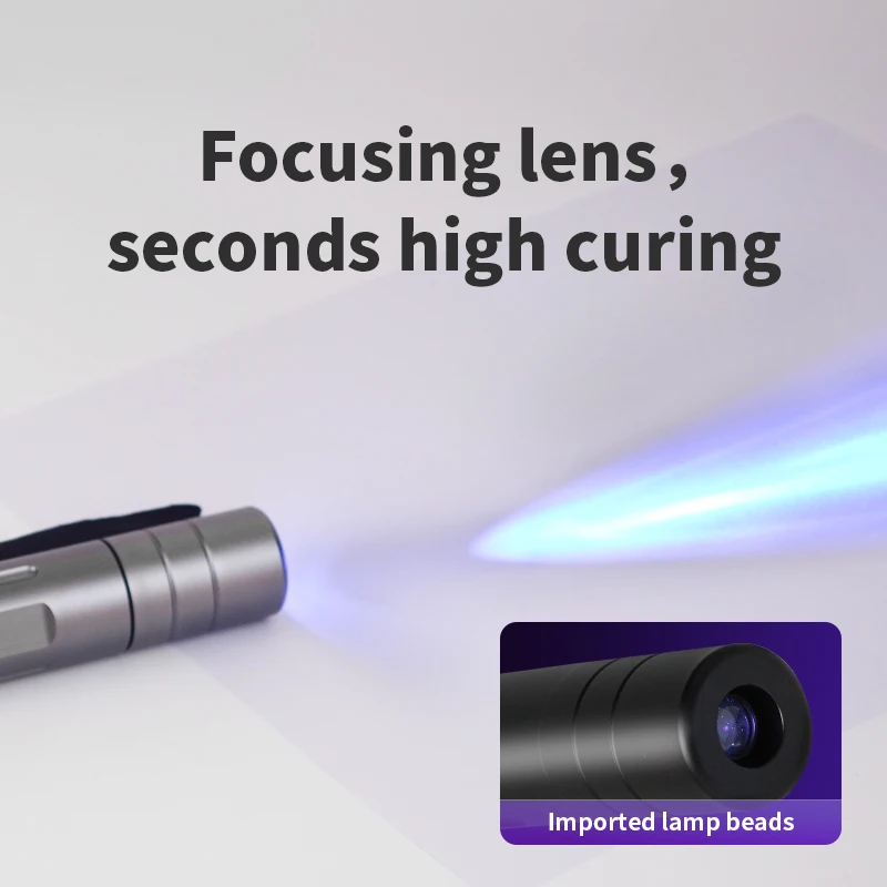 High-Power UV Curing Lamp Portable UV LED Torchlight Ultraviolet uv flashlight