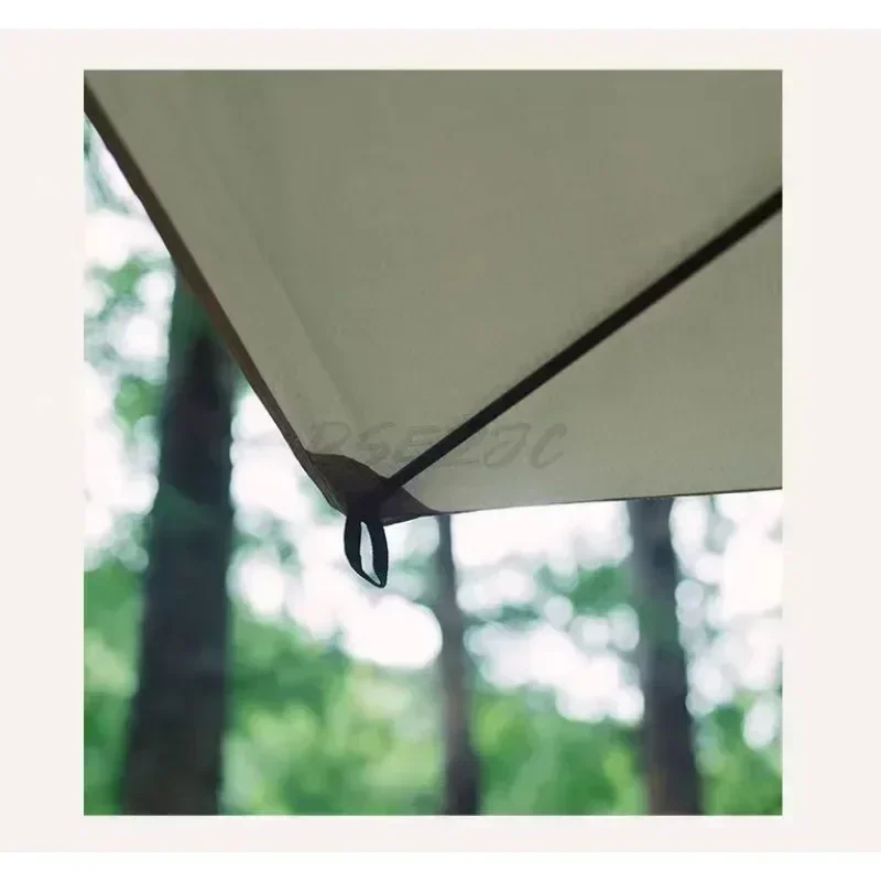 Outdoor Folding Beach Chairs Sunshade Waterproof Multifunctional Fishing Sunshade Natural Hiking Equipment Accessories Canopy