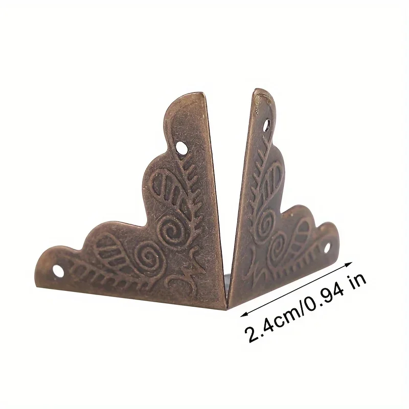 Furniture Corner Protector 12pcs Wooden Box Cover for Jewelry Chest Wine Case