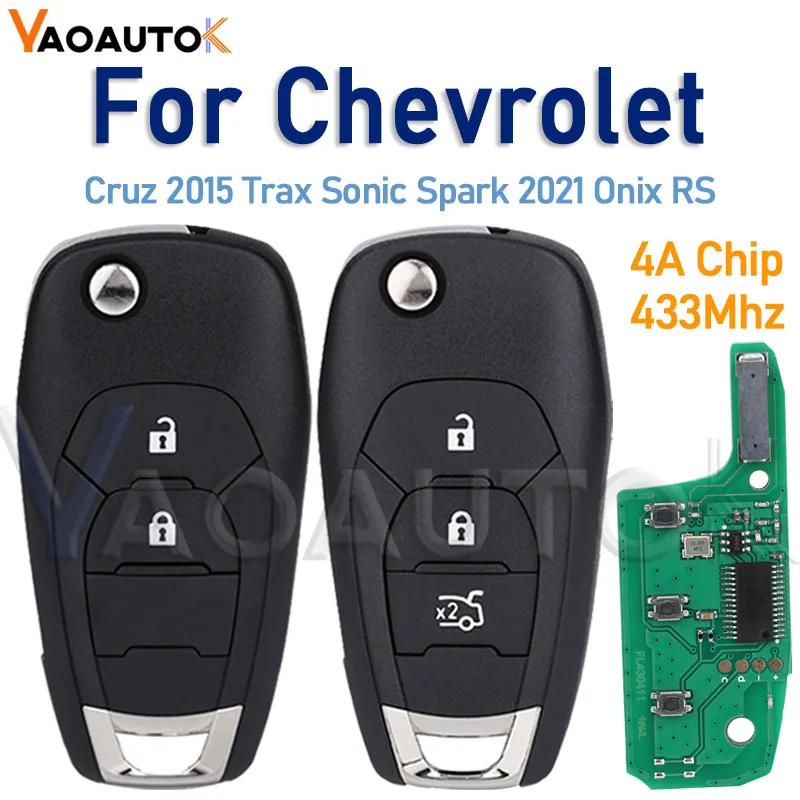 Enhanced Flip Car Key with Auto Remote Fob and 4A Chip