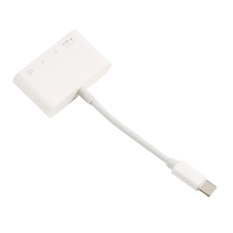 Type-C Interface Card Reader Four-In-One Four-Port Reading Multi-Function Mobile Phone Computer Universal Card Reader, Durable