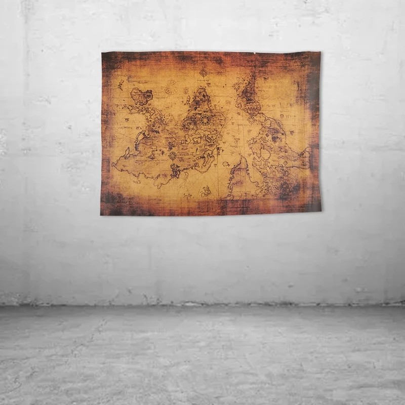 Large Vintage Retro Paper Poster Map Gifts 71x51cm