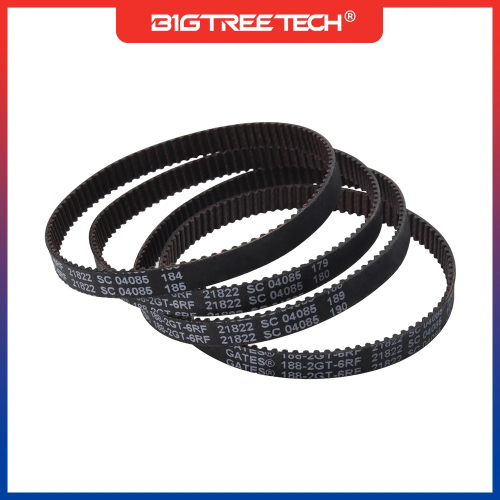 

BIGTREETECH GATES GT2-188MM Belt VORON 2.4 Closed Synchronous Belt Kits Width 6MM Wear Resistant Timing Belt For VORON 2.4