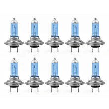 제논 할로겐 자동차 헤드라이트, LED 램프 전구, 작업등, 자동차 부품, H7, 12V, 55W, 6000K, 10 개