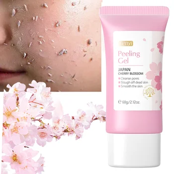 Sakura Face Deep Cleaning Exfoliating Gel Skin Care Whitening Moisturizer Repair Facial Scrub Skin Care 60g 1