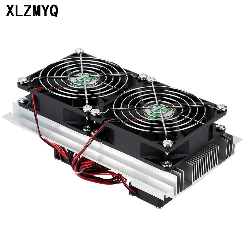 

Thermoelectric Peltier Refrigeration Cooling System Semiconductor Refrigeration Cooler DIY Kit Mini Air Conditioner Fridge Diy