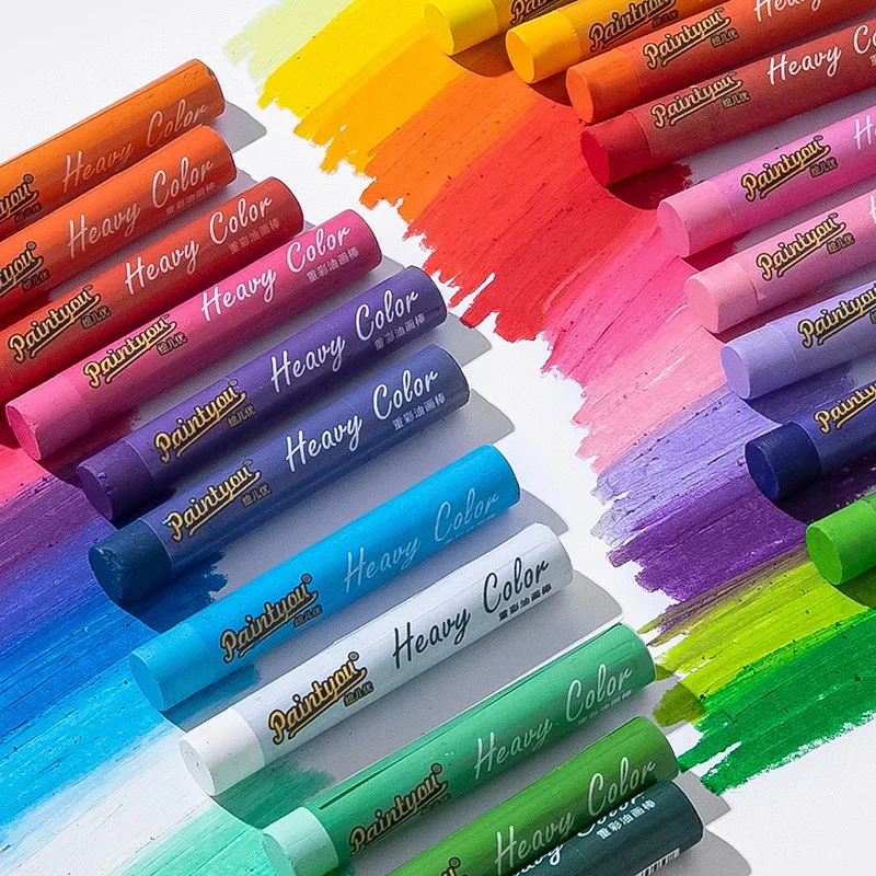 Oil Pastels 36 Colors Professional Soft for Painting Seascape Artist Art Supplies