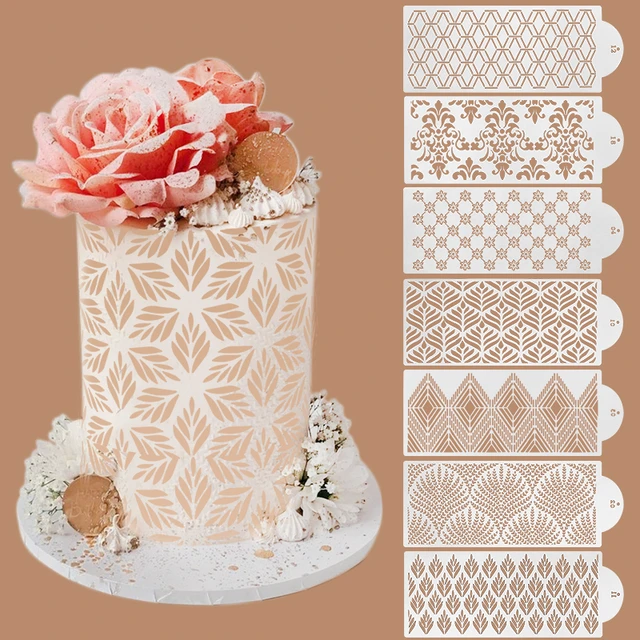 Fondant Cake Stencils Edge Template Cake Decorating Tools Wedding Birthday  Embossing Stamp Mold For Baking Cake Accessories - Cake Tools - AliExpress