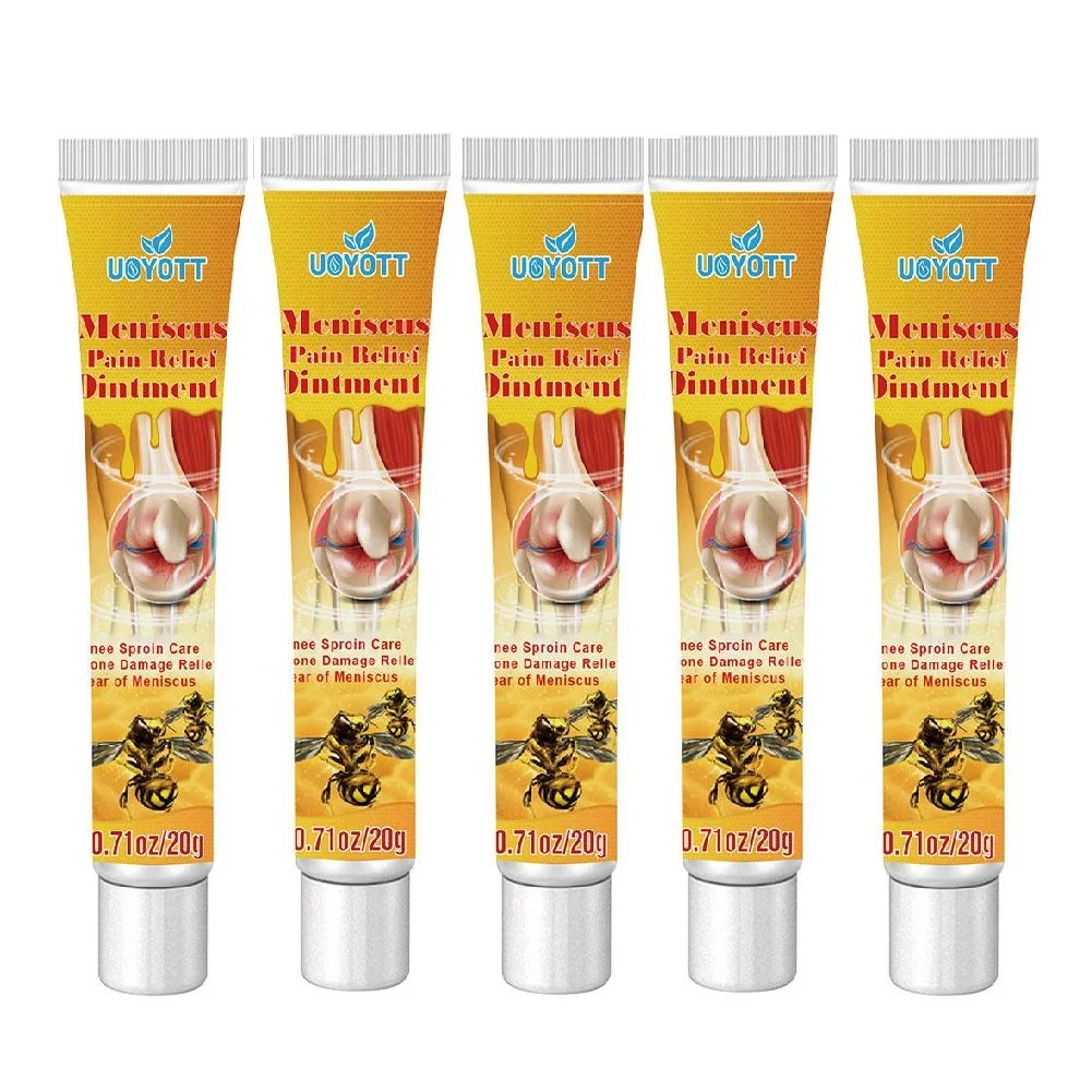 Bee Venom Pain Relief Cream Knee Joint Sprain Analgesia Ointment Rheumatic Arthritis Joint Painkiller Plaster 1/3/5PCS