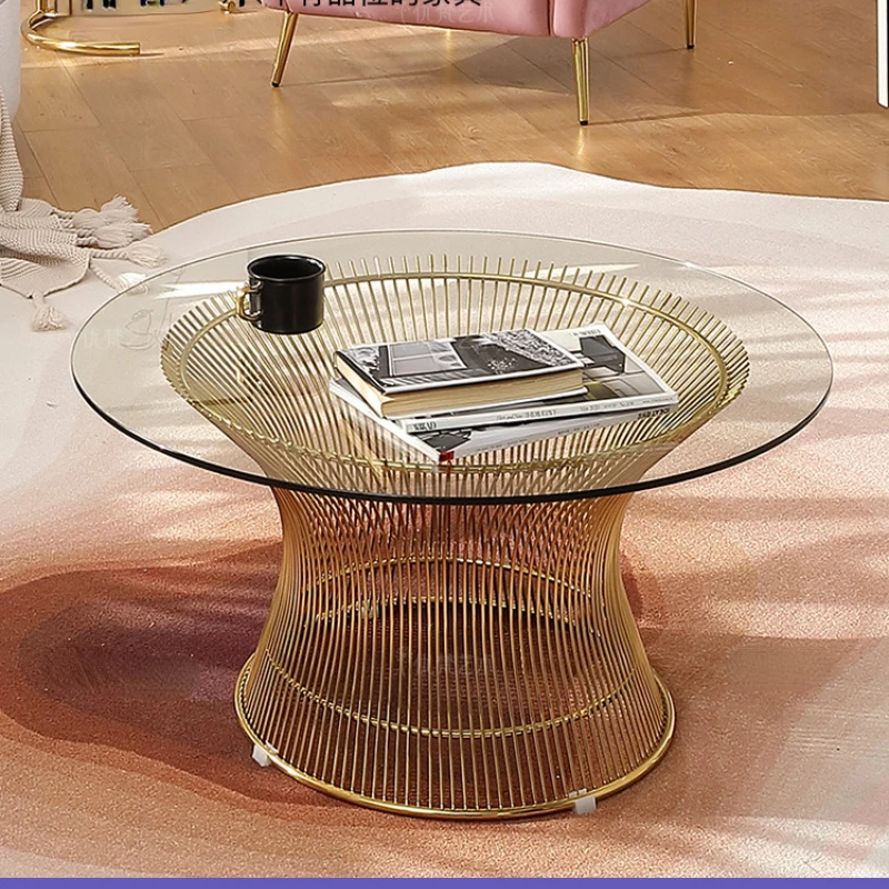

Coffee Table Italian Minimalist Light Luxury Silent Style Mid-Ancient Ins Wind Net Red Coffee Table O202