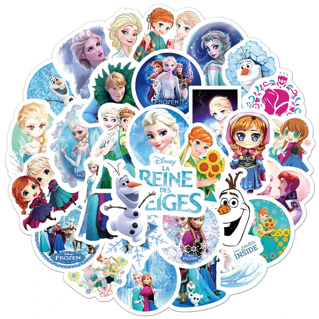 50/100pcs Disney Princesses Mixed Kawaii Stickers Graffiti Decals DIY  Luggage Tablet Water Bottle PVC Cartoon Sticker Kids Gifts - AliExpress