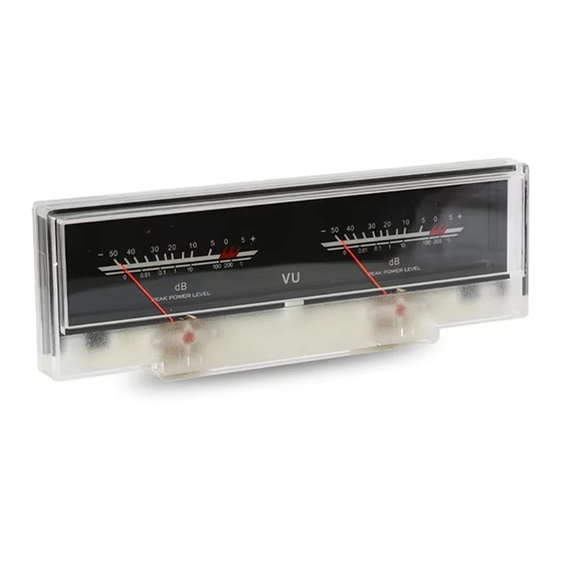 Hot Sale Double Pointer VU Meter Stereo Audio Amplifier Board DB Sound Level Indicator Meter Adjustable Backlight With Driver