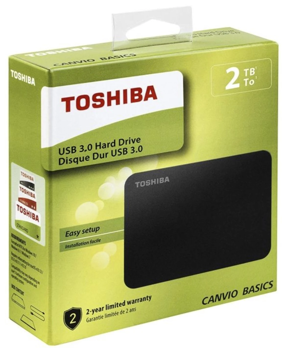 toshiba canvio basics 4tb mac