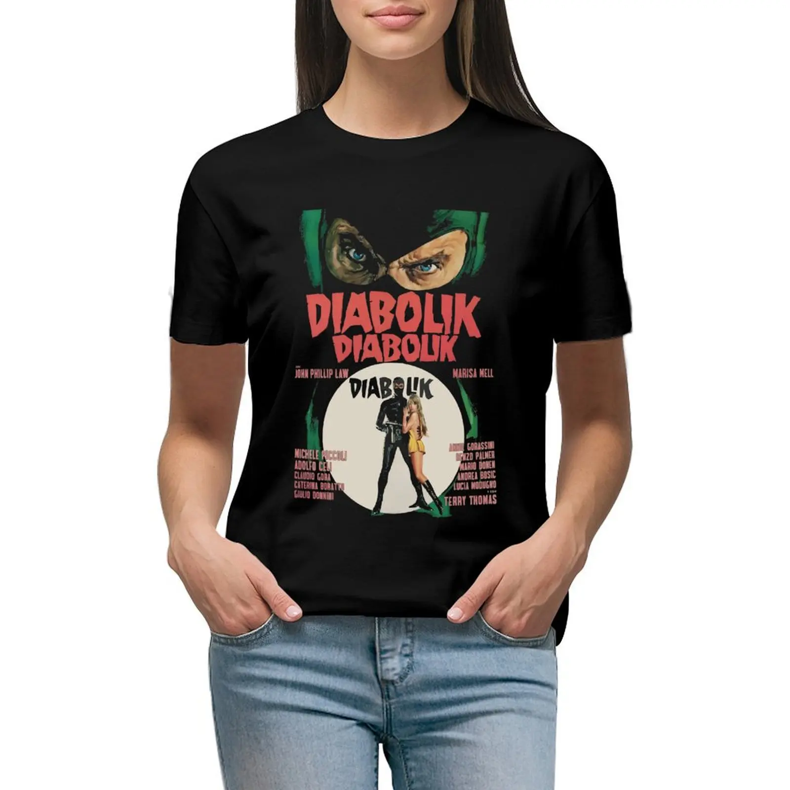 

Diabolik Classic T-shirt Short sleeve tee shirts graphic tees t-shirts for Women graphic tees