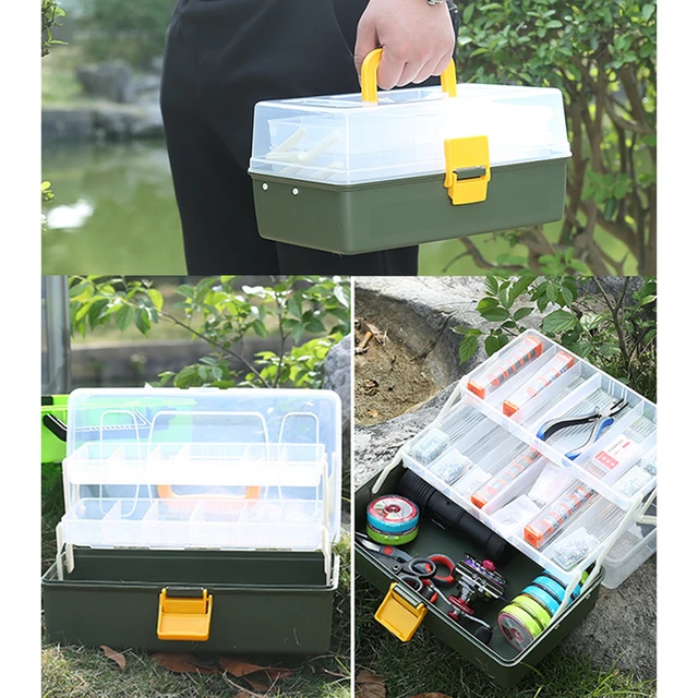Tackle Box Organizer 18 Grids Plastic Craft Box Organizer Bead Organizer  Clear Fishing Box with Dividers, 4 Pack - AliExpress