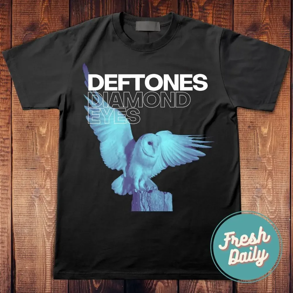 

Футболка Deftones В стиле унисекс, рок, алмазные глаза