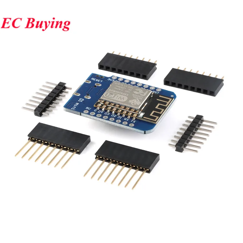 10 Stück/1 Stück Typ-C Micro USB D1 Mini NodeMcu ESP8266 ESP-12F NodeMCU Lua 4MB WiFi Drahtloses Wi-Fi Modul D1Mini CH340 für Arduino – Detail 3