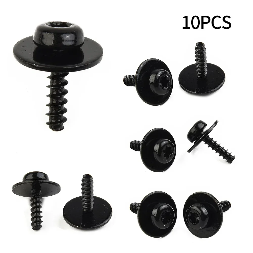 10pcs Under Engine Shield Air Dam Deflector Torx Screw Bolt For Ford For Focus M5-2.2 X 20mm Torx Pan Head Sems Tapping Screw Bo