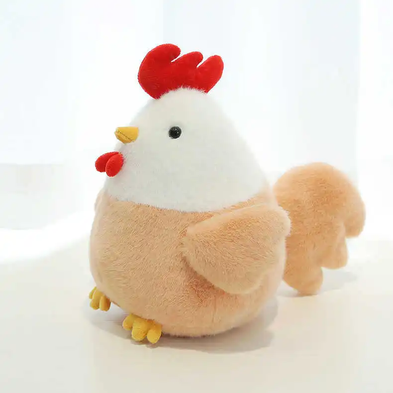 

23CM Plush Animal Cute Chicken Doll Toys Children Hen Plush Toy Boys Girls Sleeping Stuffed Soft Chicken Doll Birthday Gifts