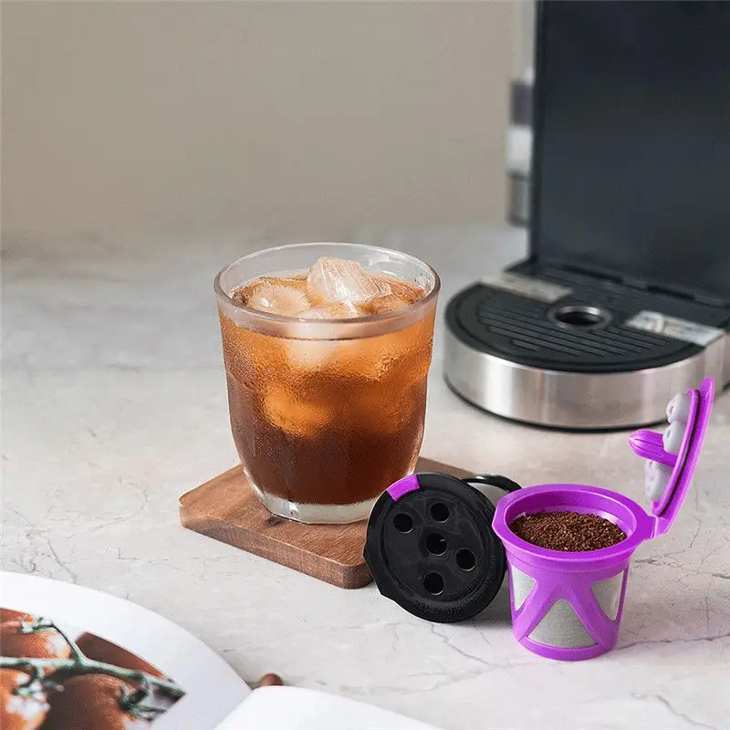 

Filter Pod Refillable Reusable Single Coffee Makers K-Cups Keurig