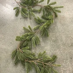 6-Foot Artificial Pine Garland for Festive Home and Event Decor (Green)
