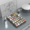 Spice Drawer Organizer Acrylic Spice Rack 4 Tier Spices Organizer For Kitchen Cabinets Herb And Spice Jars Adjustable Design 4