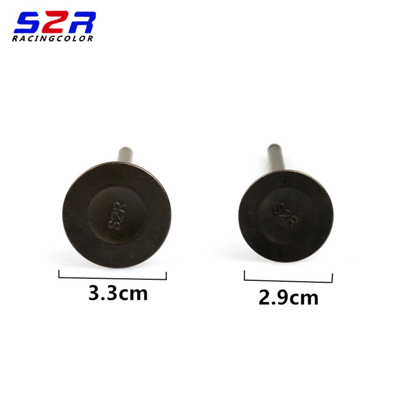 Motorcycle Intake Valve Kit Moto Exhaust Valve Stem Scooter Engine Part 14711-KCY-670 For Honda CB400ss XR400 NX400 NX4 Falcon motorcycle intake valves