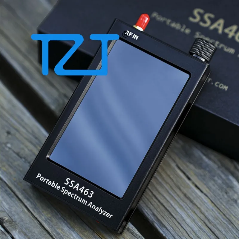TZT SSA463 휴대용 35MHz-6.3GHz 고정밀 스펙트럼 분석기 2MHz/250kHz/15kHz 전환 가능한 RBW(4.3인치 화면 포함)
