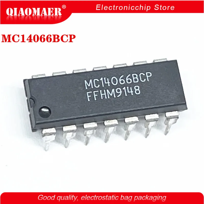 

5pcs/lot MC14066BCP DIP-14 MC14066 Q 14066BCP DIP