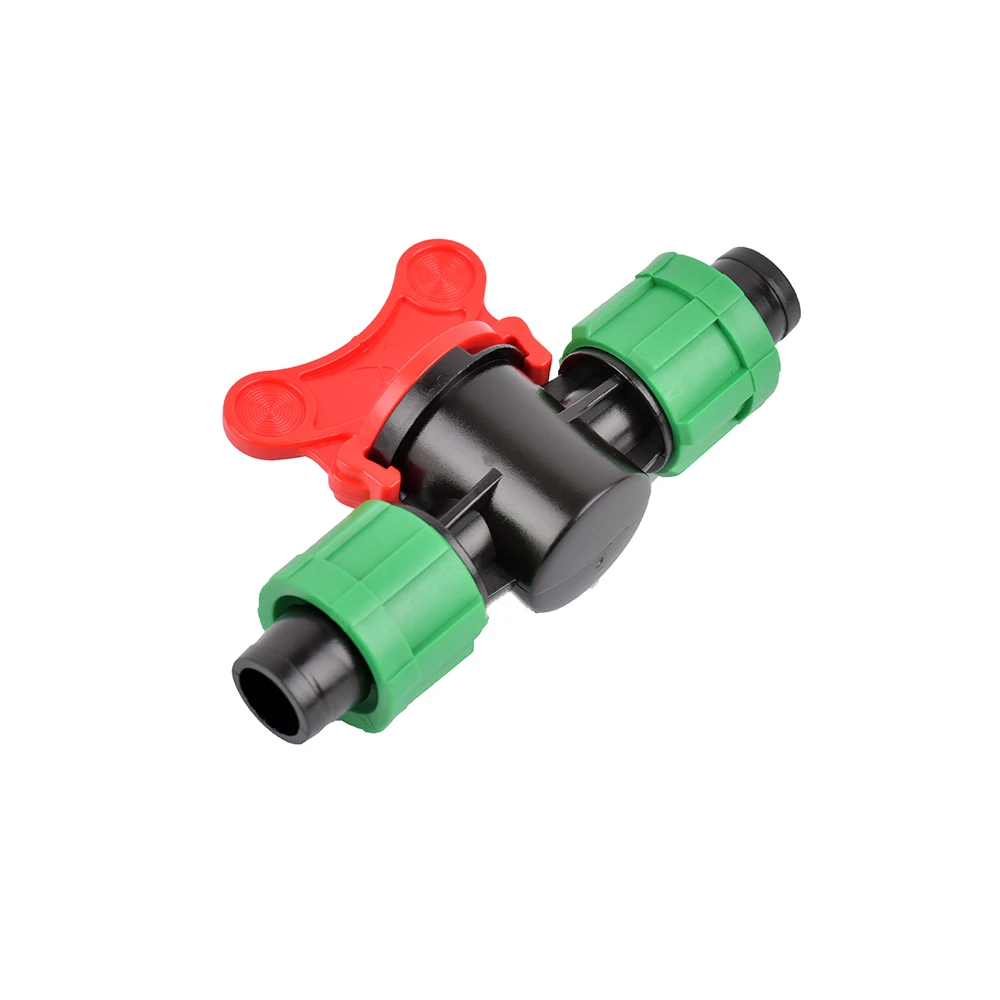 16mm Irrigation Drip Tape Locking Connectors Farm Water Saving Irrigation System Hose Joint Garden Water Fitting