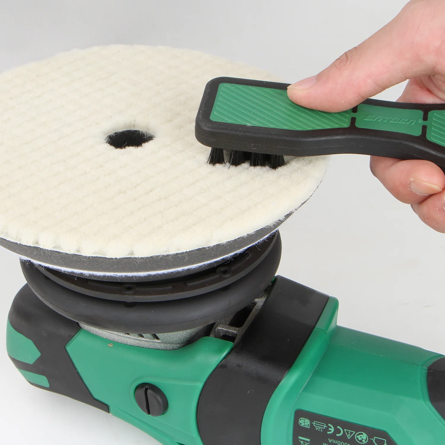 Batoca Professional Foam Pad Removal & Wax Scraper Tool with Quick Release Brush Cleaner