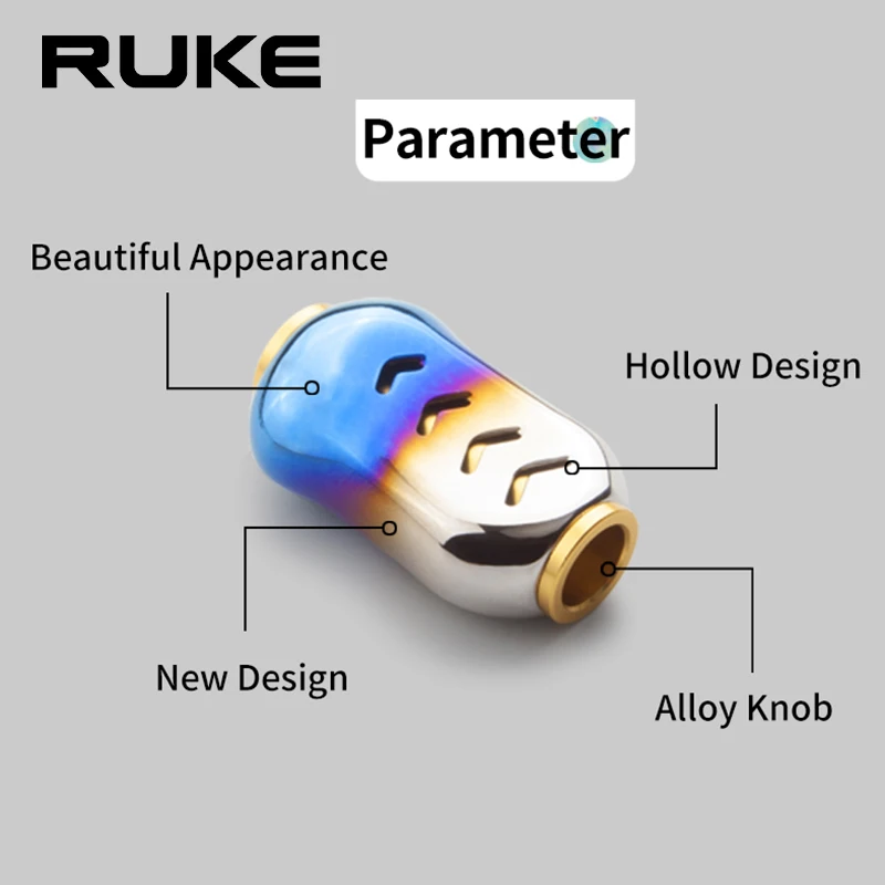 Fishing Tackle Accessory 1pc Fishing Reel Handle Knob Alloy Aluminum 35mm 8.8 g with Bearings Washers