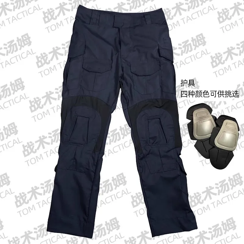 Pantalon tactique GEN3 Tom Plus bleu marine pour pêche, chasse, randonnée et entraînement - Résistant ripstop
