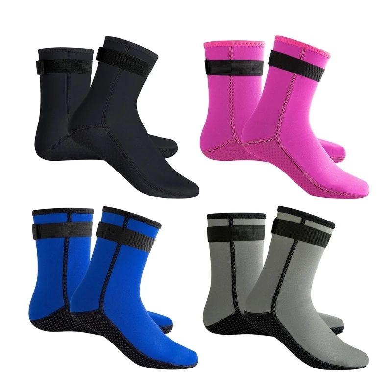 

Waterproofs Neoprenes Socks with Fasteners NonSlip Swimming Socks Dropship