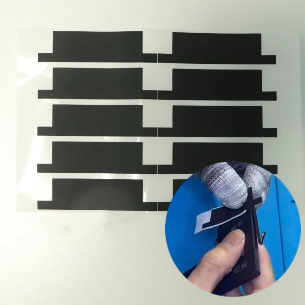 

10pcs Battery Flex Protective Tape Battery Insulating Isolation Sticker For iPhone X -12ProMax Battery Replace Soldering Repair