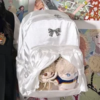 HAEX Funny Women Backpacks Subculture Curtain Designer Ita Bags Female Kawaii Nylon Transparent Doll Show Mochilas Para Mujer 1