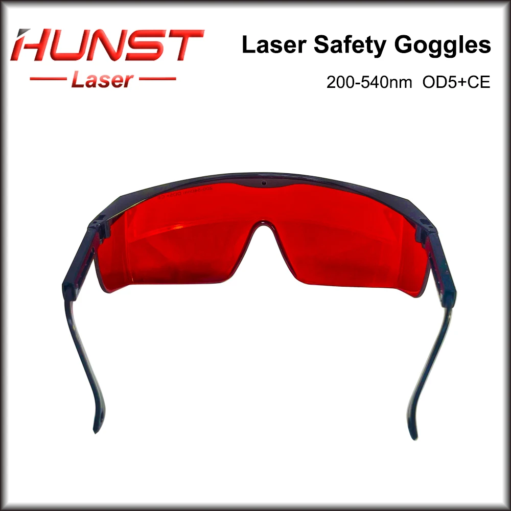 HUNST Laser Safety Glasses UV Infrared Beauty Hair Removal Anti-Dust Goggles 200-540nm OD5 CE Goggles