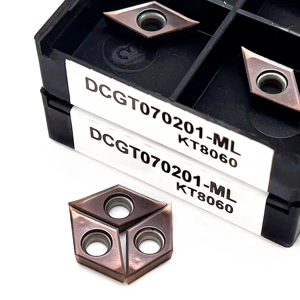 Inserti Per Tornio In Metallo Duro DP5320 - 10 Pezzi Con Chiave Per Acciaio - Foto 4