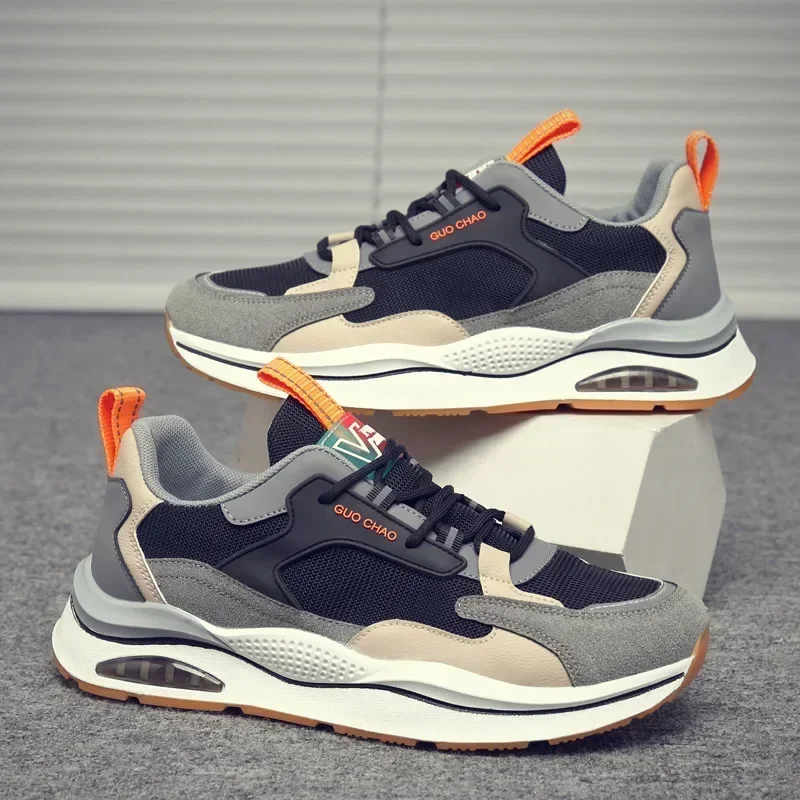 Men Sneakers Male Casual Vulcanized Tenis Luxury Trainer Mesh Breathable Fashion Lace Up Running Zapatillas De Deporte