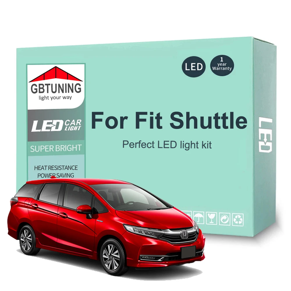8PcsLEDInteriorLightBulbKitForHondaFitShuttle200920102011