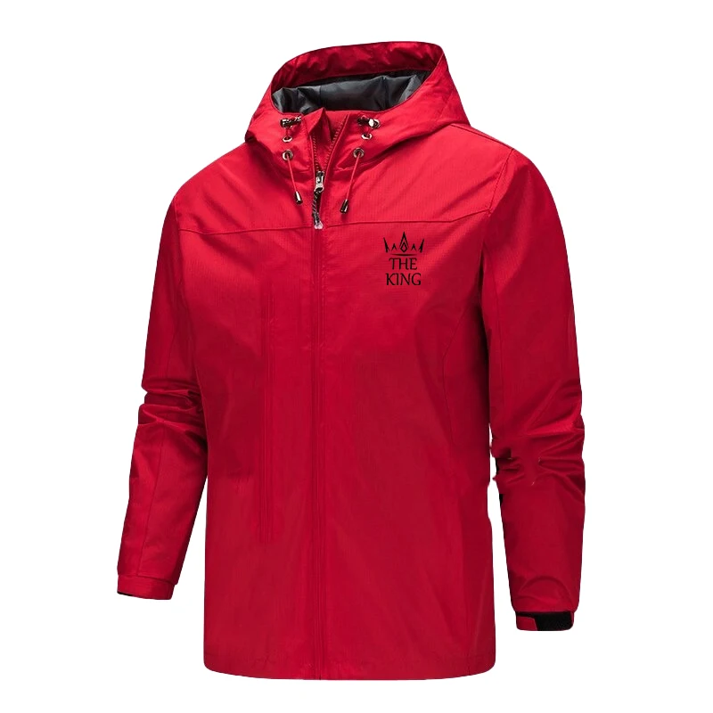 2023 New men's waterproof windproof and breathable jacket men's fashionable outdoor mountaineering and hiking soft shell jacket