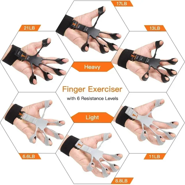 Hand Grip Strengthener Forearm Strength Sport Muscle Recovery Training Gripster Rehabilitation Accessories Expander Fitness Gym 2
