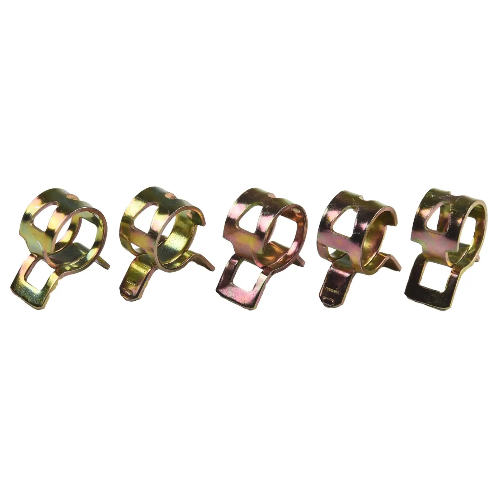 75PCS Motorcycle Spring Clips Fuel Oil Water Hose Pipe Tube Clamp Spare Set 6-10mm For Prevent Leakage Damage Fasteners Hardware