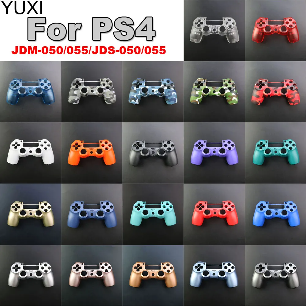 

YUXI 1-piece Front Housing Protective Housing Replacement Is Used For PS4 Pro JDM-050 JDM-055 JDS 055 JDS 050 Controller