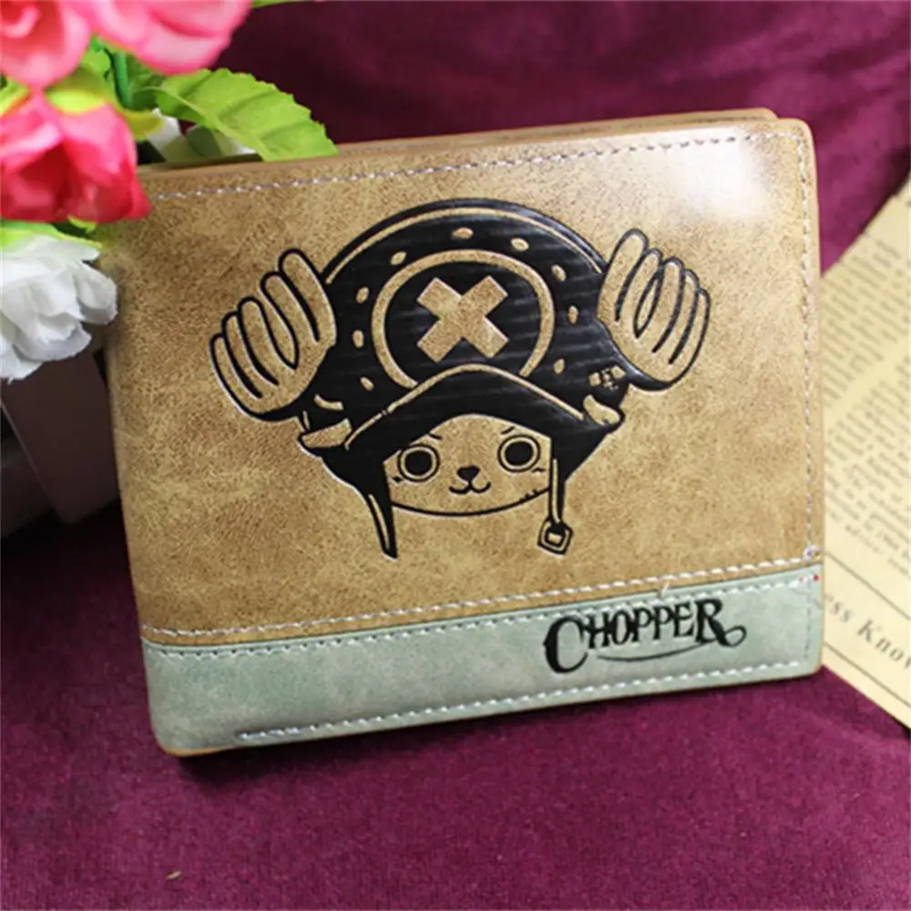 Anime Wallet One Piece Attack On Titan Cartoon Pattern Card Holder For Kid Adult