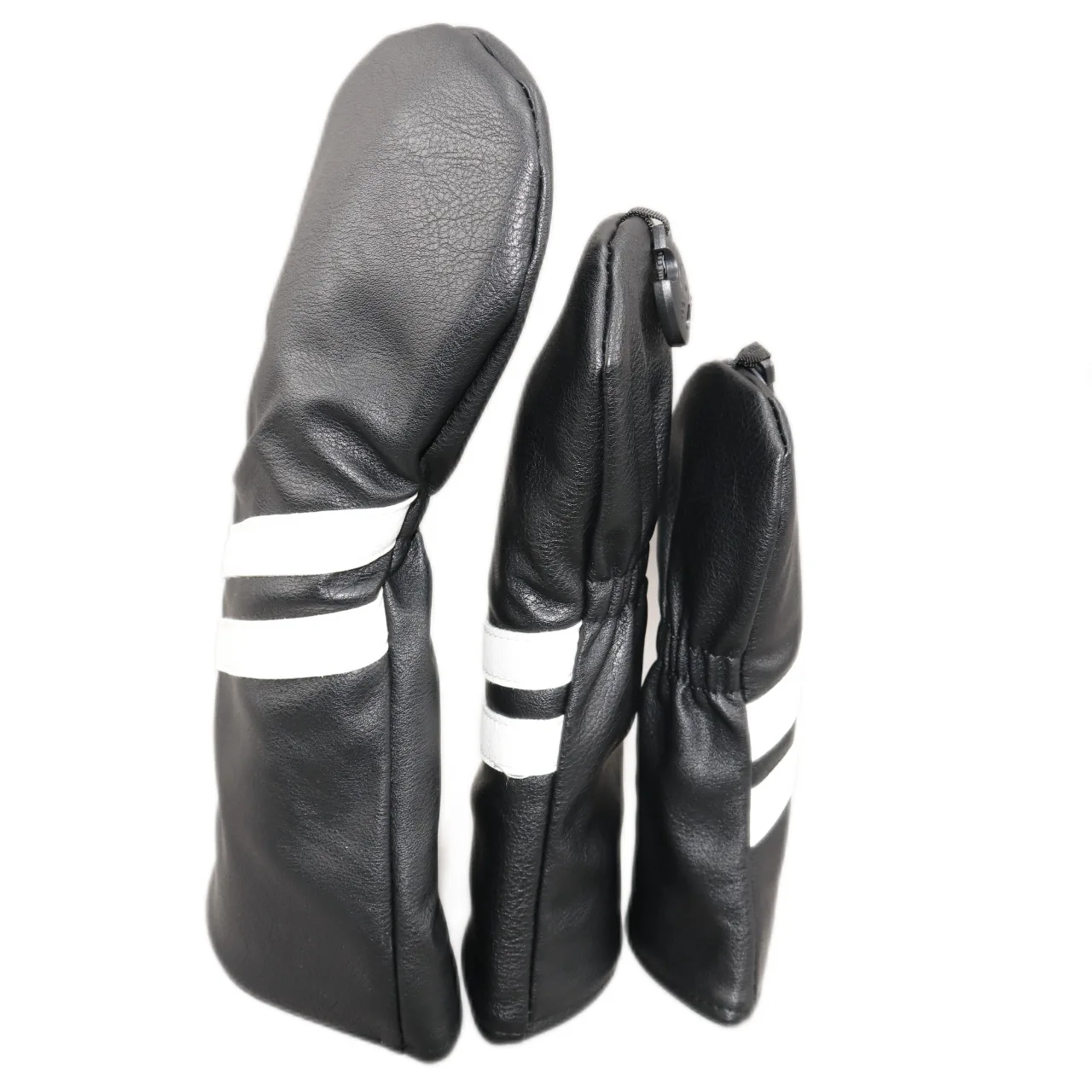 Golf Club Covers Set of 3 Pcs,Driver Headcover,for 1 Driver (460cc) 2 Fairway Woods, with Rotating Number Plate to Adjust Number 4